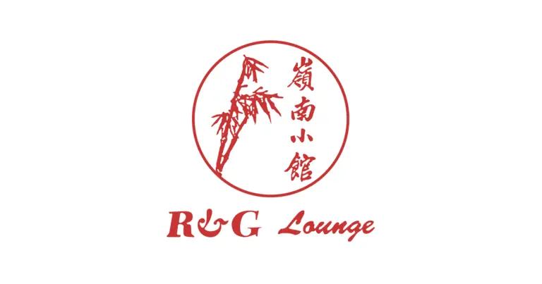 R&G Lounge's logo: a red circular seal with Chinese characters above the words R&G Lounge.
